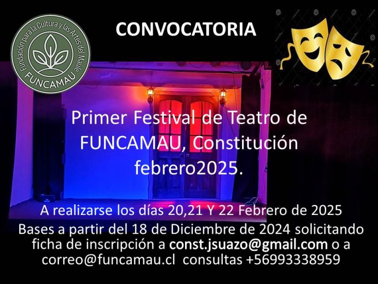 Gabriela Hernández, Actriz, Invita al Primer Festival Regional de Teatro FUNCAMAU 2025
