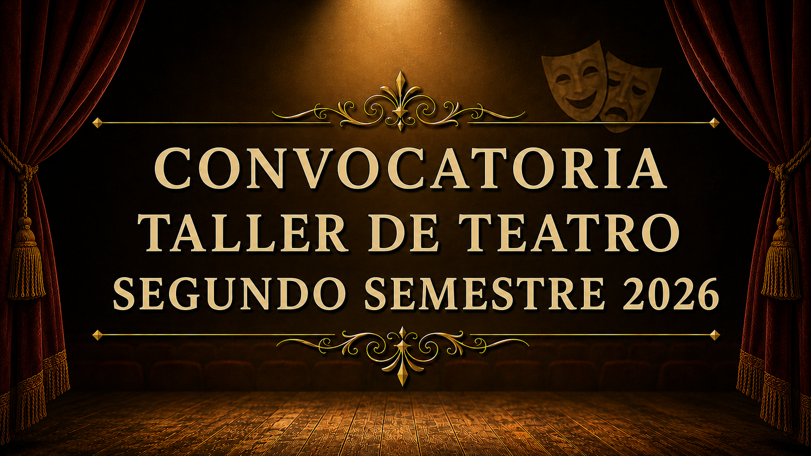 Convocatoria Taller de Teatro 2do semestre