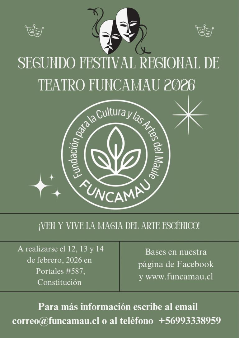 Marcelo Saavedra, invita al Segundo Festival Regional de Teatro FUNCAMAU 2026